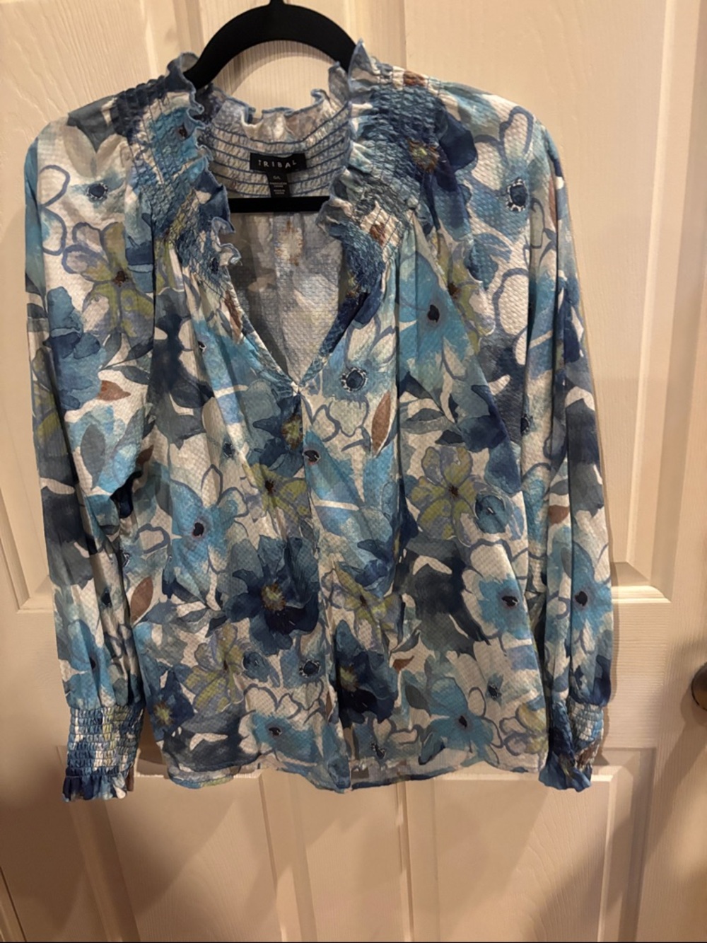 Floral Tribal blouse